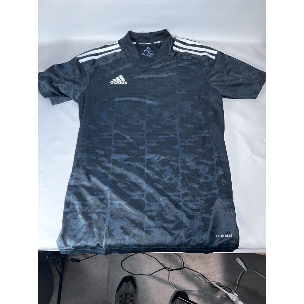 Adidas Men Condivo 21 Shirts Training T-Shirt Black Jersey GJ6790 X-SMALL - Picture 2 of 7